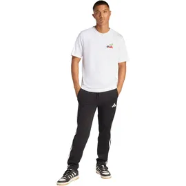 adidas Mini Embroidery Surfing Graphic T-Shirt weiß 3XL