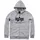 Alpha Industries Basic Reißverschlusspullover Grey Heather S