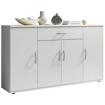 moebel-dich-auf Kommode LILLY 13 in 3 verschiedenen Farben 117 x 70 x 29 cm - 117 cm X 70 cm X 29 cm - weiß matt