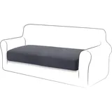Coonoor Sofahusse Sofa Sitzkissenbezug Stretch Sitzkissenschutz Elastischer Kissenbezüge grau