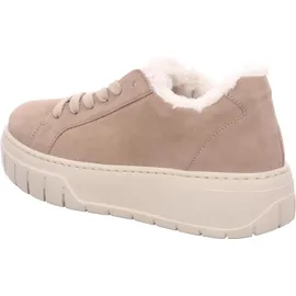 Gabor Damen Low-Top Sneaker, Frauen Halbschuhe,Best Fitting,Freizeitschuhe,Turnschuhe,Laufschuhe,schnürschuhe,Silk/Panna,40.5 EU / 7 UK - 40,5