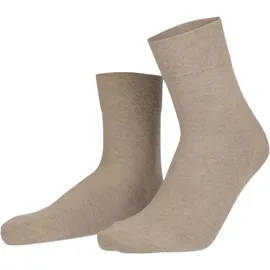 Hudson Relax Cotton Kurzsocken 3er Pack Beige 43-46