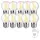 V-Tac LED-Leuchtmittel 969575 4W E27 kaltweiß 10 St.