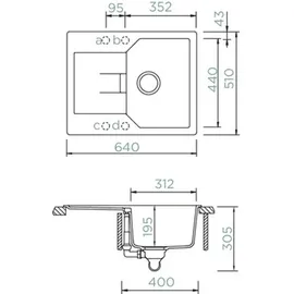 Schock Manhattan D-100XS Einbau nero + Excenterbetätigung