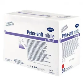 hartmann h Peha-soft nitrile sterile Unters.handsch. L pfr.