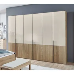 Wiemann Kleiderschrank Valetta 300 x 216 cm Holzoptik Eiche Bianco