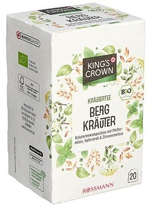 KING’S CROWN BERG KRÄUTER Bio-Tee 20 Teebeutel à 1,75 g