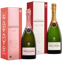 (132,67 EUR/l) Bollinger Champagner 0,75l Special Cuvée Brut und 0,75l Rosé