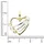 Orolino Herz Gelbgold 585