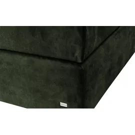 Ruf Boxspringbett Aurelia ¦ grün ¦ Maße (cm): B: 210 H: 114