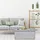 Relaxdays Sitzbank Samt Hellgrau 34 x 76 x 38 cm