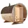 FinnTherm Fasssauna Carrie 2 Sitzbänke aus Holz Wandstärke 42 mm