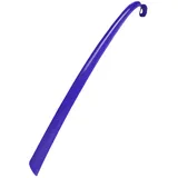 Schuhlöffel mit langem Griff, 42,5 x 4 x 2,2 cm, marineblau, Płastic Schuhlöffel, langer Griff, flexibler zusätzlicher Anziehstab, 42,4 cm, Schuhlöffel, Stiefelheber, Lazy Wear für Männer