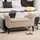 Homcom Polsterbank Beige 111,5 x 41 x 65 cm