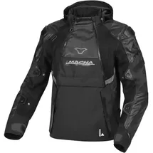 Macna Bradical wasserdichte Motorrad Textiljacke, schwarz, L