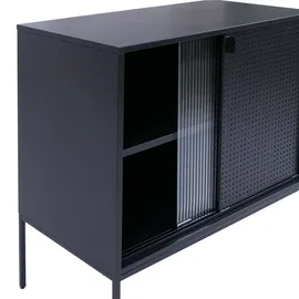 Mendler Highboard 85 x 80 x 45 cm Schwarz