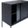 Mendler Highboard 85 x 80 x 45 cm Schwarz