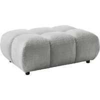 Home Affaire Polsterhocker Cozy Bubble 108 x 41 x 73 cm Grau