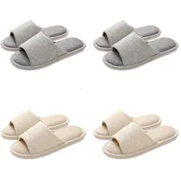Teceyfeet Hausschuhe 4 Paar Gästepantoffeln Rutschfeste House Slippers - 38/44 EU