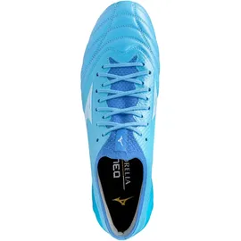 Mizuno Morelia Neo IV Beta Elite FG Herren Blau/Weiß/Gold 43