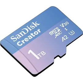 SanDisk Creator Adapter mit microSDTM UHS-I-Karte, Micro-SDXC Speicherkarte, 1 TB, 190 MB/s