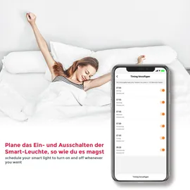 B.K.Licht - 2er Set Smart Home LED Lampe GU10 smart via App- und Sprachsteuerung, warmweiße Lichtfarbe, 5,5 Watt, 350 Lumen, LED Glühbirne, Leuchtmittel, Birne, Glühlampen, 5x5,6 cm, Weiß
