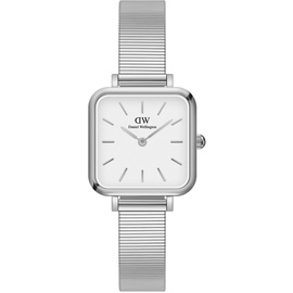 Daniel Wellington Uhr Damen, 22x22mm Edelstahl (316L) Silber Damen Uhr