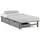 Homestyle4u Bettkasten 2er Set in Grau 82x22 53 cm 2197