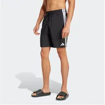 adidas 3-Streifen 8-Inch Badeshorts Black/White M