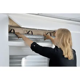 Schellenberg Rohrmotor Mini für 40 mm Stahlrohrwellen, SW 40, ideal für Kunststoff Rolladen bis 2 m2 Fläche, Rolladenantrieb