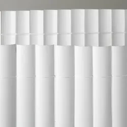 Noor PVC Sichtschutzmatte in verschiedenen Farben und Größen-weiß -2,00 m-3 m