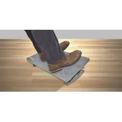 Kensington Fußstütze SmartFit SoleMate Pro Elite ergonomisch verstellbar grau Packung mit 2 Stück