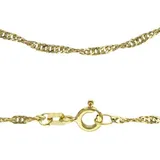 Firetti Collierkettchen »Schmuck Geschenk Gold 333 Halsschmuck Halskette Goldkette Singapur«, Made in Germany, 30922269-60 gelbgoldfarben