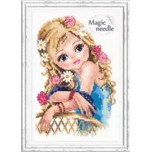 Magic needle Kreuzstichset "Das schönste Mädchen", Zählmuster