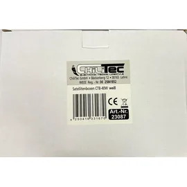 ChiliTec 2-Wege Lautsprecher Weiß, Paar 40W - Weiß