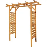Promadino Rosenbogen Bamberg 200 x 51 cm Braun