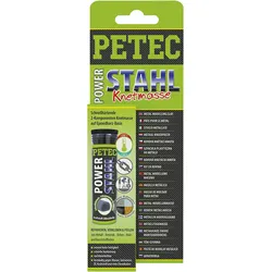 PETEC Power Stahl 2-Komponenten-Knetmasse, 50 g
