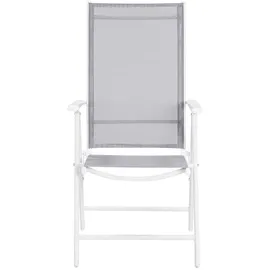 Beliani Gartenmöbel Set Grau 6-Sitzer Loungemöbel, Loungemöbel-Sets
