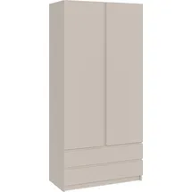 Selsey Kleiderschrank Bemmi 100 x 210 x 50 cm Kaschmirgrau