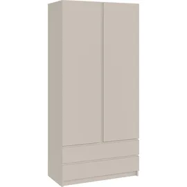 Selsey Kleiderschrank Bemmi 100 x 210 x 50 cm Kaschmirgrau