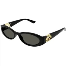 GUCCI Damen Hailey Sonnenbrille, Schwarz, 54 mm - 54 mm