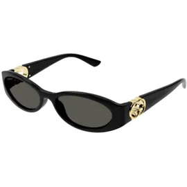 GUCCI Damen Hailey Sonnenbrille, Schwarz, 54 mm - 54 mm