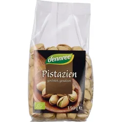 dennree Pistazien mit Schale, geröstet & gesalzen bio 150g