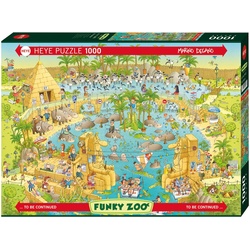 HEYE Puzzle Nile Habitat, 1000 Puzzleteile, Made in Germany bunt