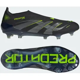 adidas Predator Elite Laceless FG Nockenschuhe, schwarz, Größe 42 2/3 - Core Black/Carbon/Lemon / 42 2⁄3