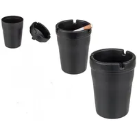 Out of the Blue Rauchfreier Aschenbecher schwarz – 10 x 8 cm – geruchsreduzierend & stilvoll – ideal für Innenräume, rauchfreie Umgebung & saubere Luft
