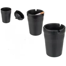 Out of the Blue Rauchfreier Aschenbecher schwarz – 10 x 8 cm – geruchsreduzierend & stilvoll – ideal für Innenräume, rauchfreie Umgebung & saubere Luft