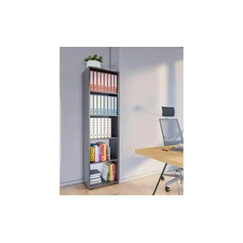 VCM Ulas Aktenregal 49 x 32 x 178 cm grau