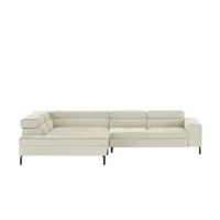 Gallery M Ecksofa  Felicia Due , creme , Maße (cm): B: 309 H: 72 T: 215