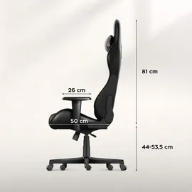 huzaro Force 6.2 Gaming-Stuhl Schwarz